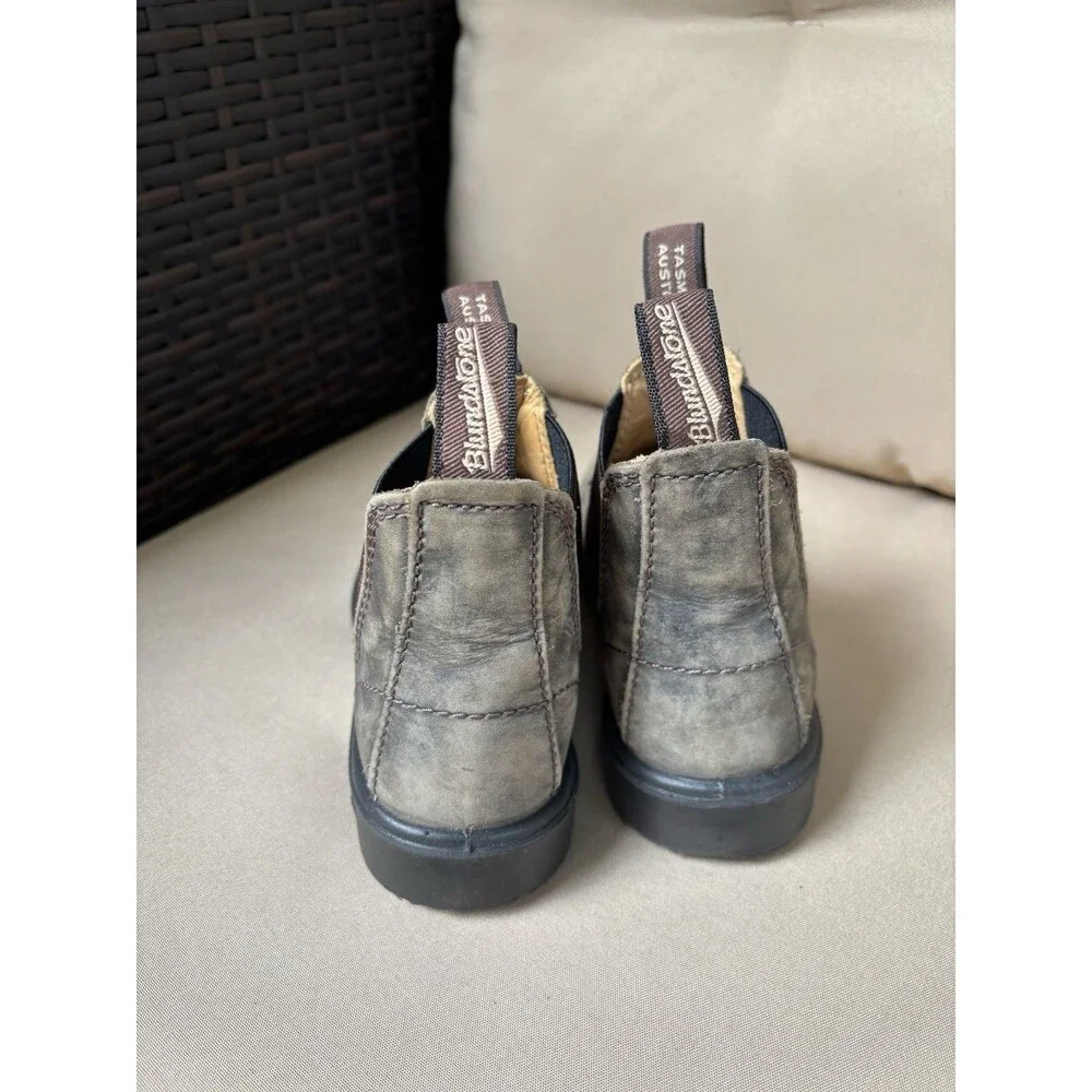 Blundstone children’s Leather Chelsea Ankle Boots Slip-On Round Toe US 11